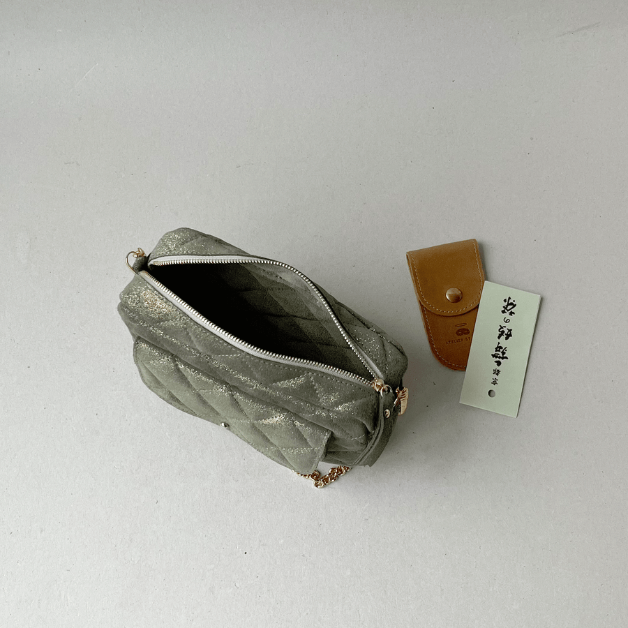 Sac XS matelassé chainette + poche